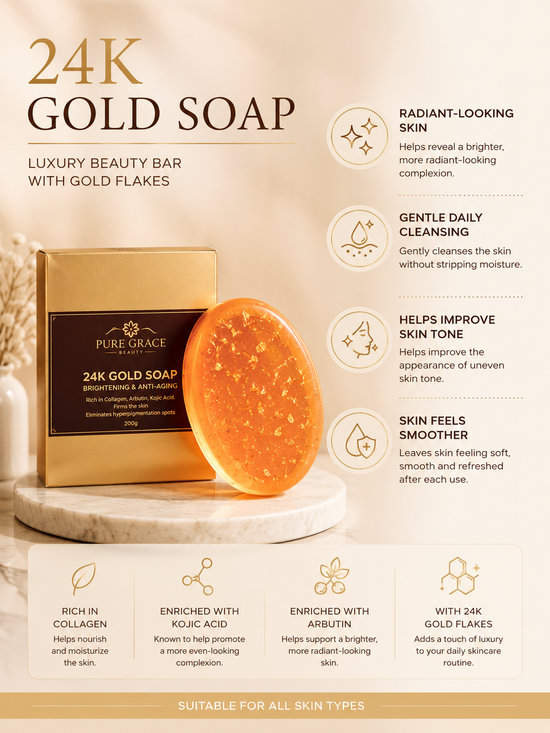Luxury 24K Gold Beauty Soap