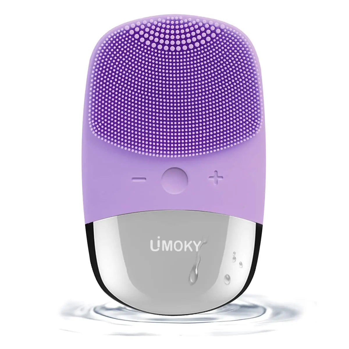 Facial Electric Silicone Cleansing Brush, Ultrasonic Vibration Massage Deep Cleansing Device, USB Rechargeable