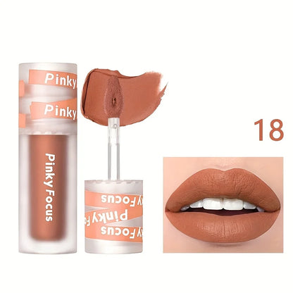 Gloss à Lèvres Mat Effet Velours – Sans Transfert, Résistant à l’Eau et à la Transpiration, Tenue Longue Durée