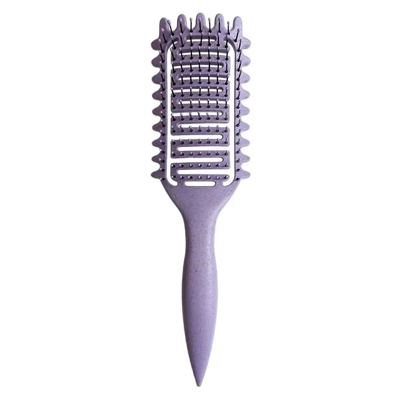 Brosse Démêlante Cheveux Bouclés – Définition des Boucles, Design Aéré, Cheveux Mouillés ou Secs