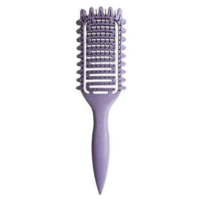 Brosse Démêlante Cheveux Bouclés – Définition des Boucles, Design Aéré, Cheveux Mouillés ou Secs