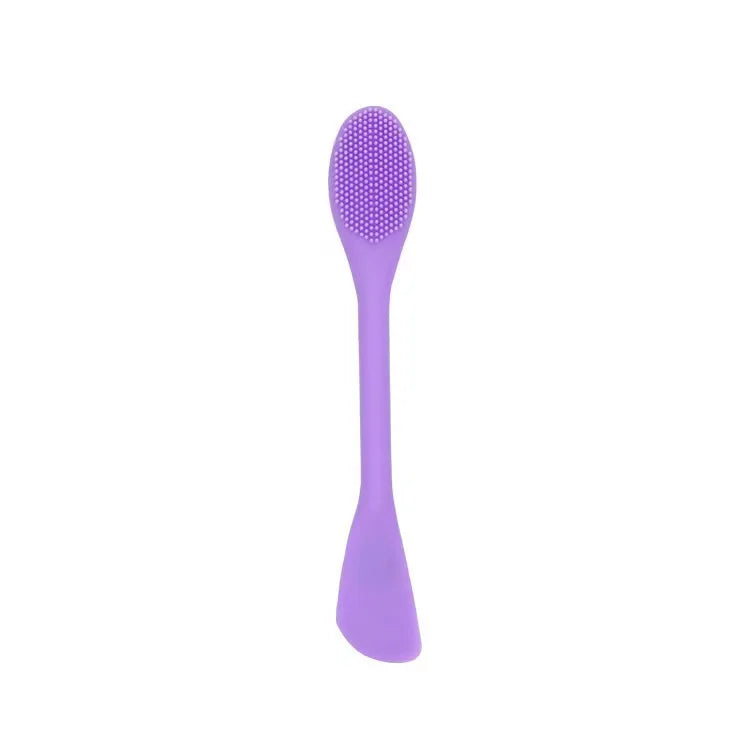 Brosse Nettoyante Visage Double Face en Silicone – Nettoyage & Application de Masque