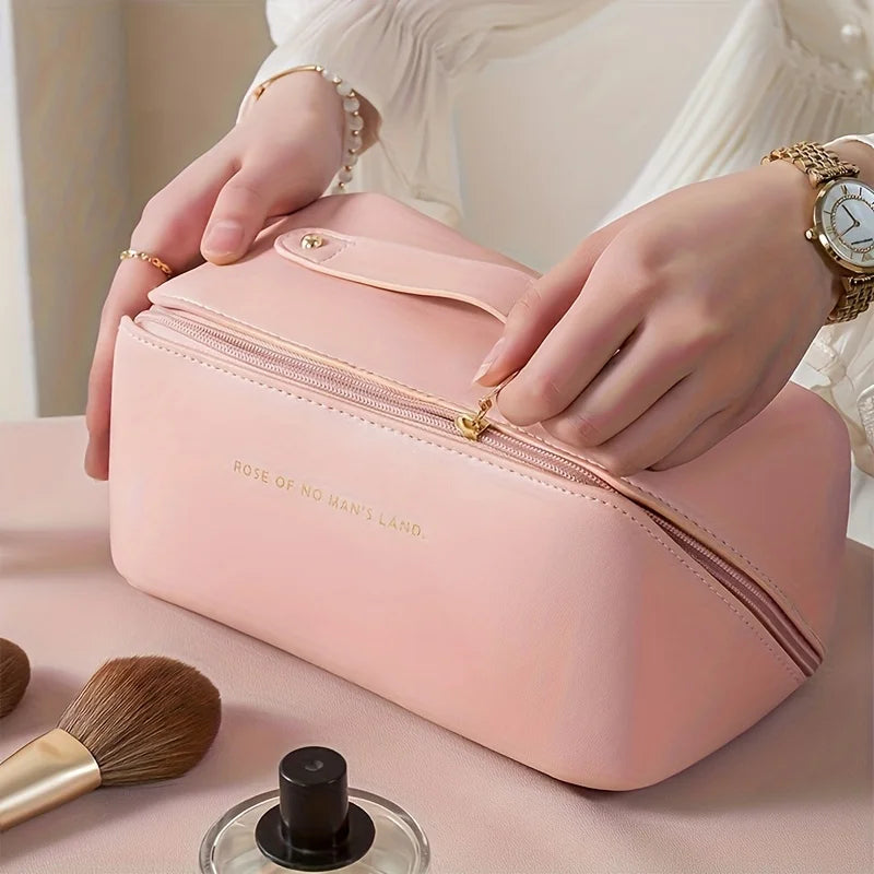 Trousse de Maquillage Femme – Organisateur Cosmétique de Voyage, Fermeture Zip