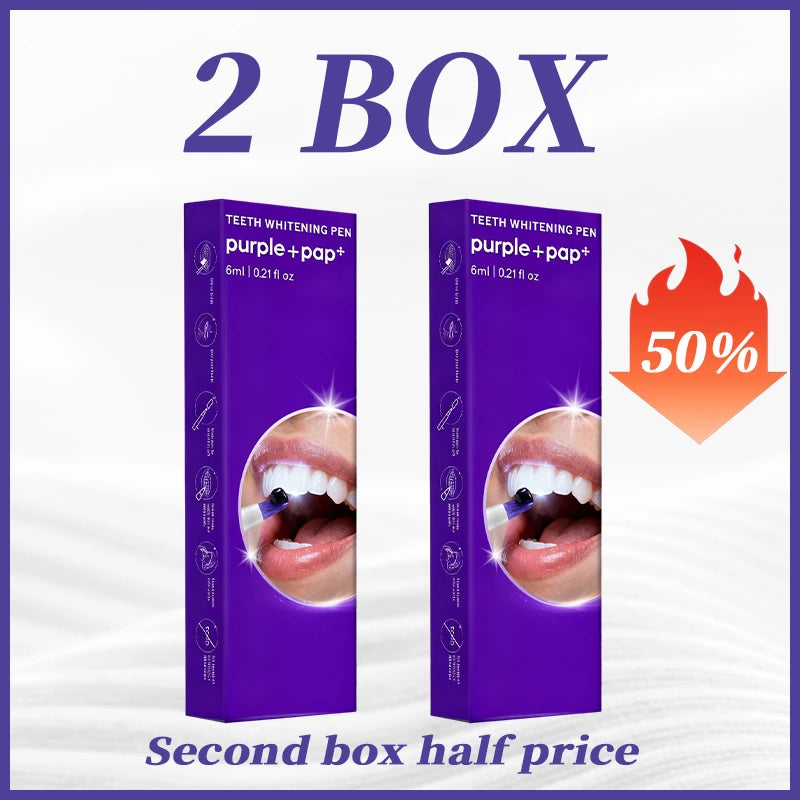 Stylo Blancheur Dentaire Violet – Soin & Éclat du Sourire