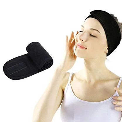Adjustable Spa Headband for Skincare, Makeup & Face Washing