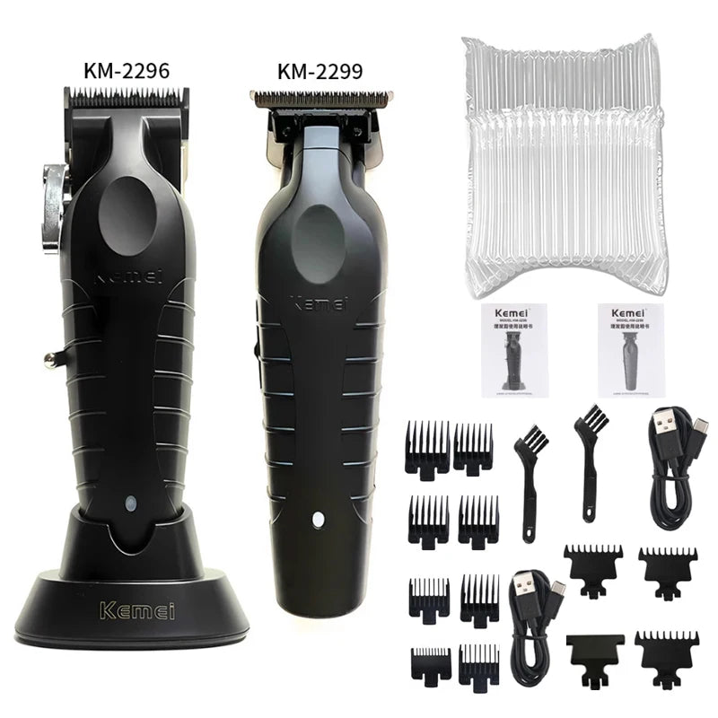Kemei Tondeuse Cheveux Homme Professionnelle – KM-2296 / KM-2299 / KM-1102, Machine de Coupe Électrique