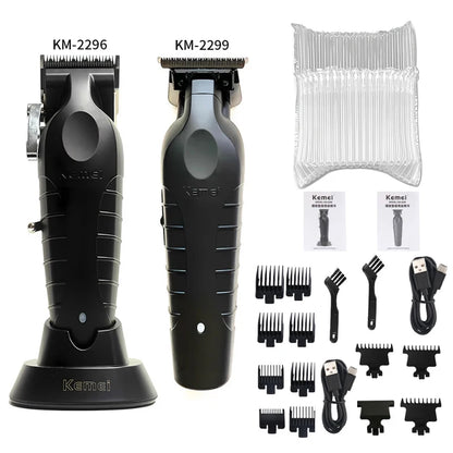 Kemei Tondeuse Cheveux Homme Professionnelle – KM-2296 / KM-2299 / KM-1102, Machine de Coupe Électrique