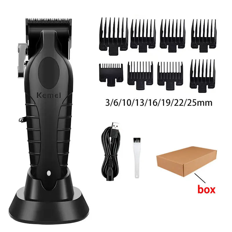 Kemei Tondeuse Cheveux Homme Professionnelle – KM-2296 / KM-2299 / KM-1102, Machine de Coupe Électrique