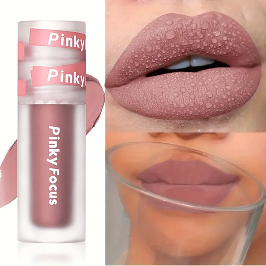 Gloss à Lèvres Mat Effet Velours – Sans Transfert, Résistant à l’Eau et à la Transpiration, Tenue Longue Durée