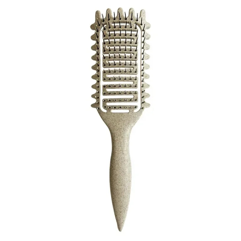 Brosse Démêlante Cheveux Bouclés – Définition des Boucles, Design Aéré, Cheveux Mouillés ou Secs