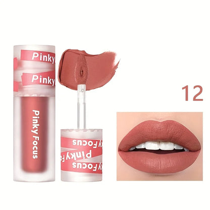 Gloss à Lèvres Mat Effet Velours – Sans Transfert, Résistant à l’Eau et à la Transpiration, Tenue Longue Durée