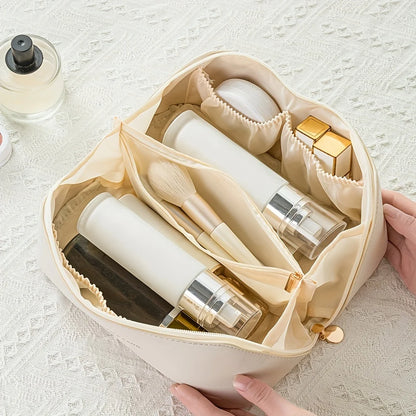 Trousse de Maquillage Femme – Organisateur Cosmétique de Voyage, Fermeture Zip