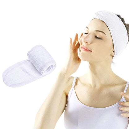 Adjustable Spa Headband for Skincare, Makeup & Face Washing