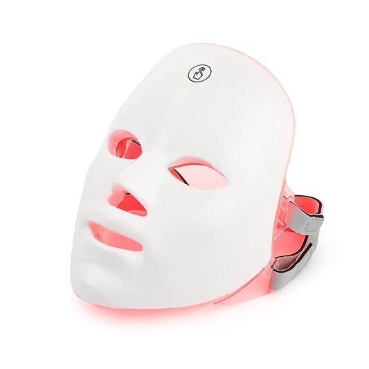 Masque Facial LED Rechargeable – 7 Couleurs Photon, Anti-Âge, Lifting, Soin de la Peau à Domicile