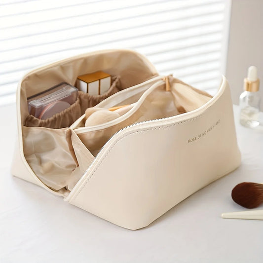 Trousse de Maquillage Femme – Organisateur Cosmétique de Voyage, Fermeture Zip
