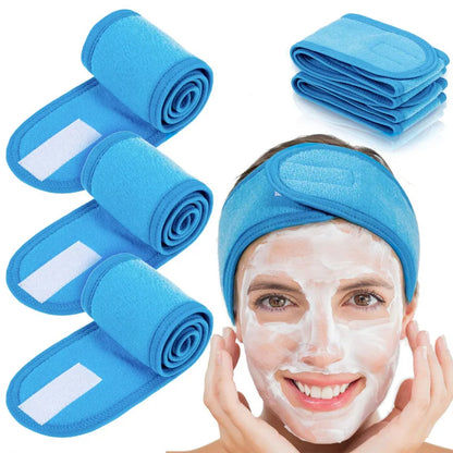 Adjustable Spa Headband for Skincare, Makeup & Face Washing