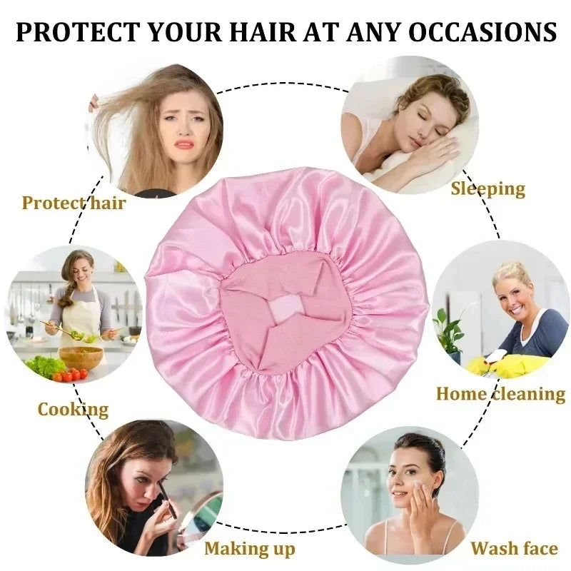 Bandeau Boucleur Sans Chaleur – Curlers Souples, Bonnet de Nuit, Boucles Naturelles Sans Fer