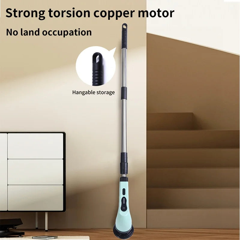 Brosse de Nettoyage Électrique 9-en-1 – Nettoyeur Rotatif pour Cuisine, Salle de Bain et Maison