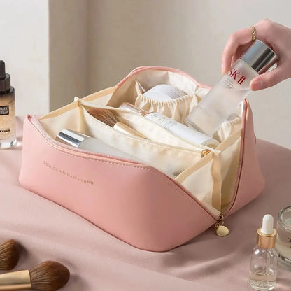Trousse de Maquillage Femme – Organisateur Cosmétique de Voyage, Fermeture Zip