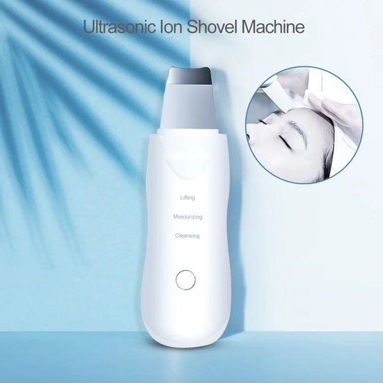 PureGlow™ Ultrasonic Skin Scrubber – Deep Cleansing & Facial Exfoliation Device