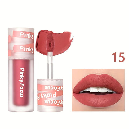 Gloss à Lèvres Mat Effet Velours – Sans Transfert, Résistant à l’Eau et à la Transpiration, Tenue Longue Durée