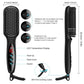 Electric Beard Straightening Brush – Anti-Scald Heated Comb with Ceramic Technology for Easy Styling