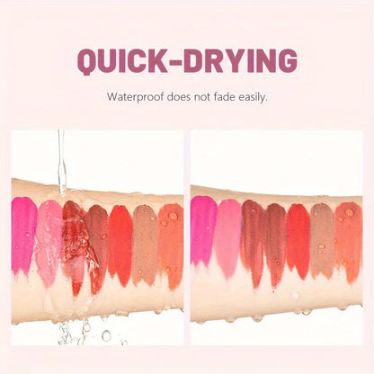 Rouge à Lèvres Liquide Mat Velours – Longue Tenue, Waterproof & Confort Léger