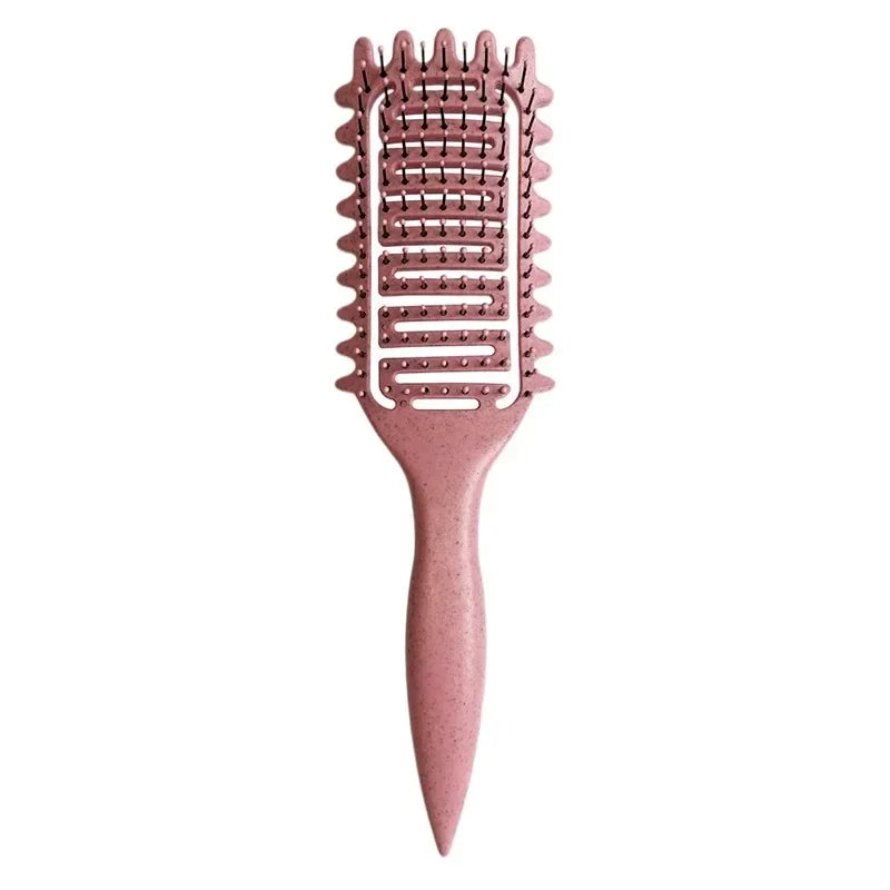 Brosse Démêlante Cheveux Bouclés – Définition des Boucles, Design Aéré, Cheveux Mouillés ou Secs