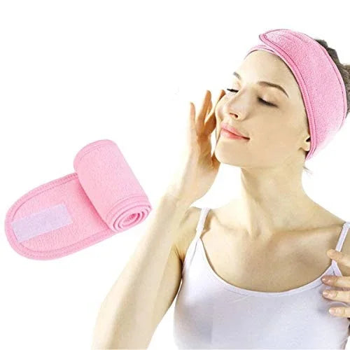 Adjustable Spa Headband for Skincare, Makeup & Face Washing