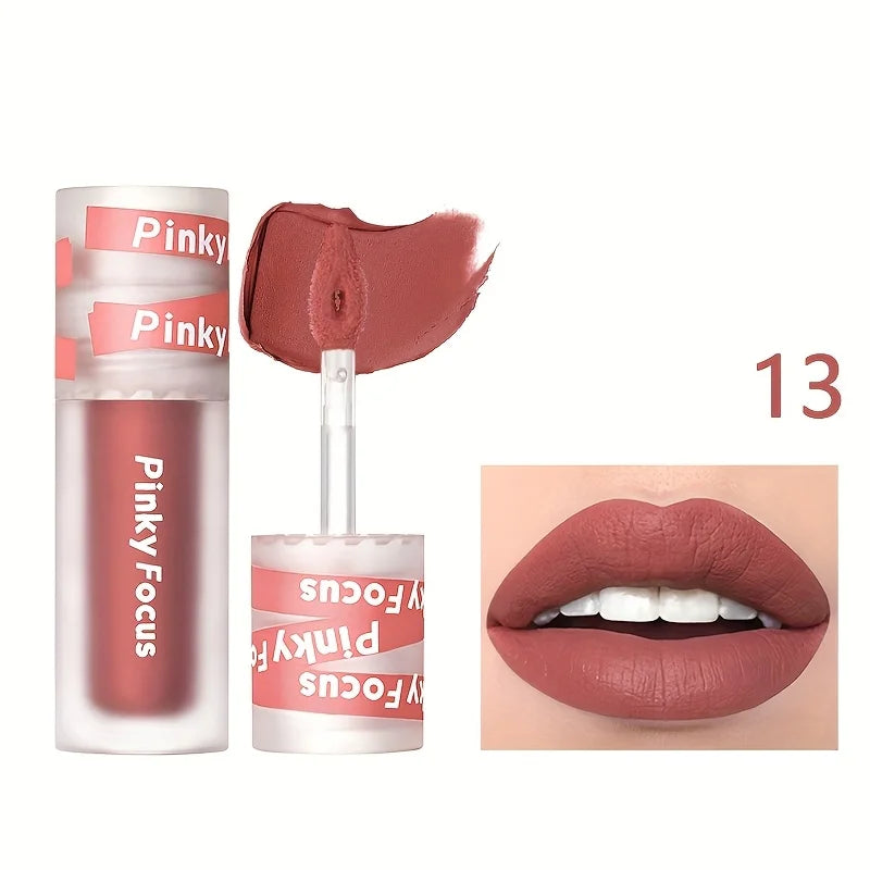 Gloss à Lèvres Mat Effet Velours – Sans Transfert, Résistant à l’Eau et à la Transpiration, Tenue Longue Durée