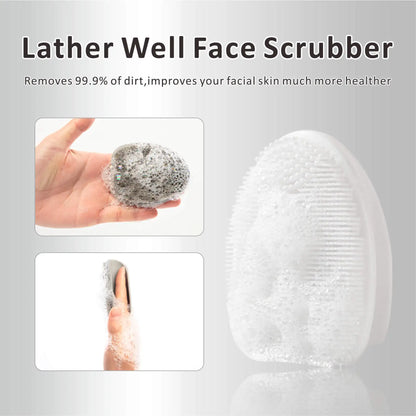 Brosse Nettoyante Visage en Silicone – Exfoliation Douce & Nettoyage Quotidien