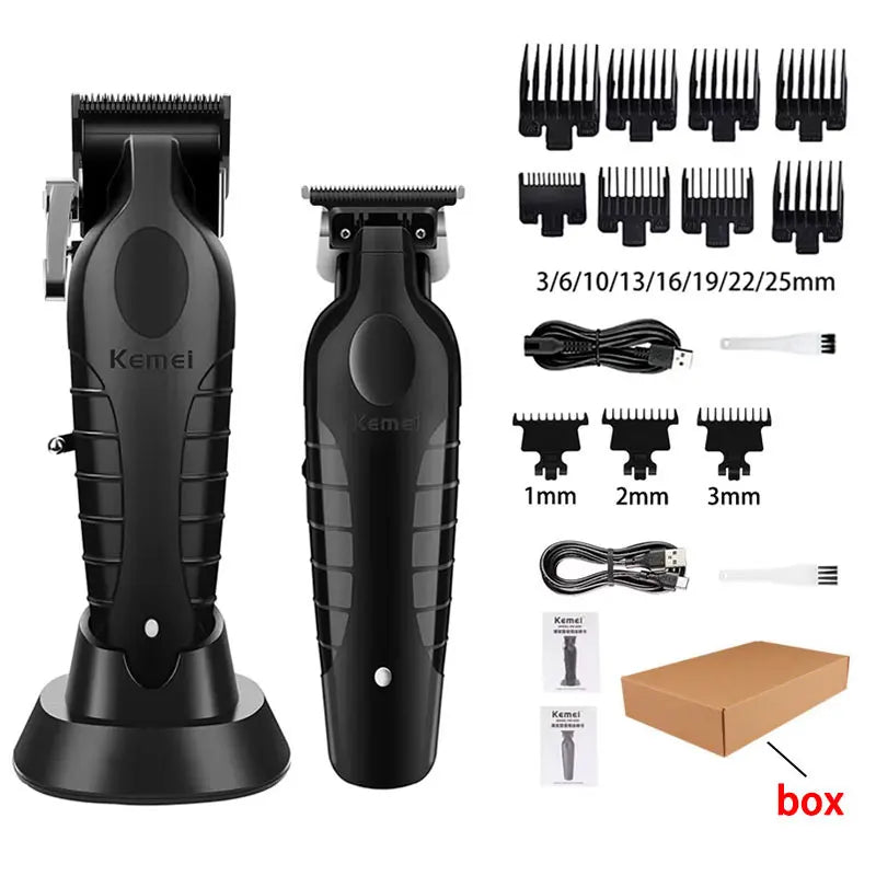 Kemei Tondeuse Cheveux Homme Professionnelle – KM-2296 / KM-2299 / KM-1102, Machine de Coupe Électrique