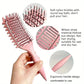 Curly Hair Detangling & Styling Brush – 3-in-1 Curl Definition, Vented Design for Wet & Dry Hair
