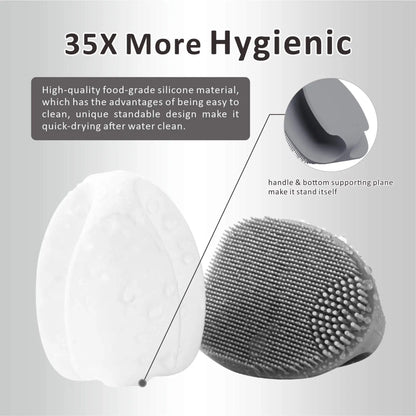 Brosse Nettoyante Visage en Silicone – Exfoliation Douce & Nettoyage Quotidien