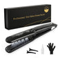 Professional Ceramic Steam Hair Straightener – 450°F Fast Heating, Moisturizing Steam Technology & Argan Oil Infusion