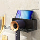 Hair Dryer Storage Holder – Drill-Free Wall-Mounted Bathroom Organizer with Air Vent Design