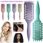 Curly Hair Detangling & Styling Brush – 3-in-1 Curl Definition, Vented Design for Wet & Dry Hair